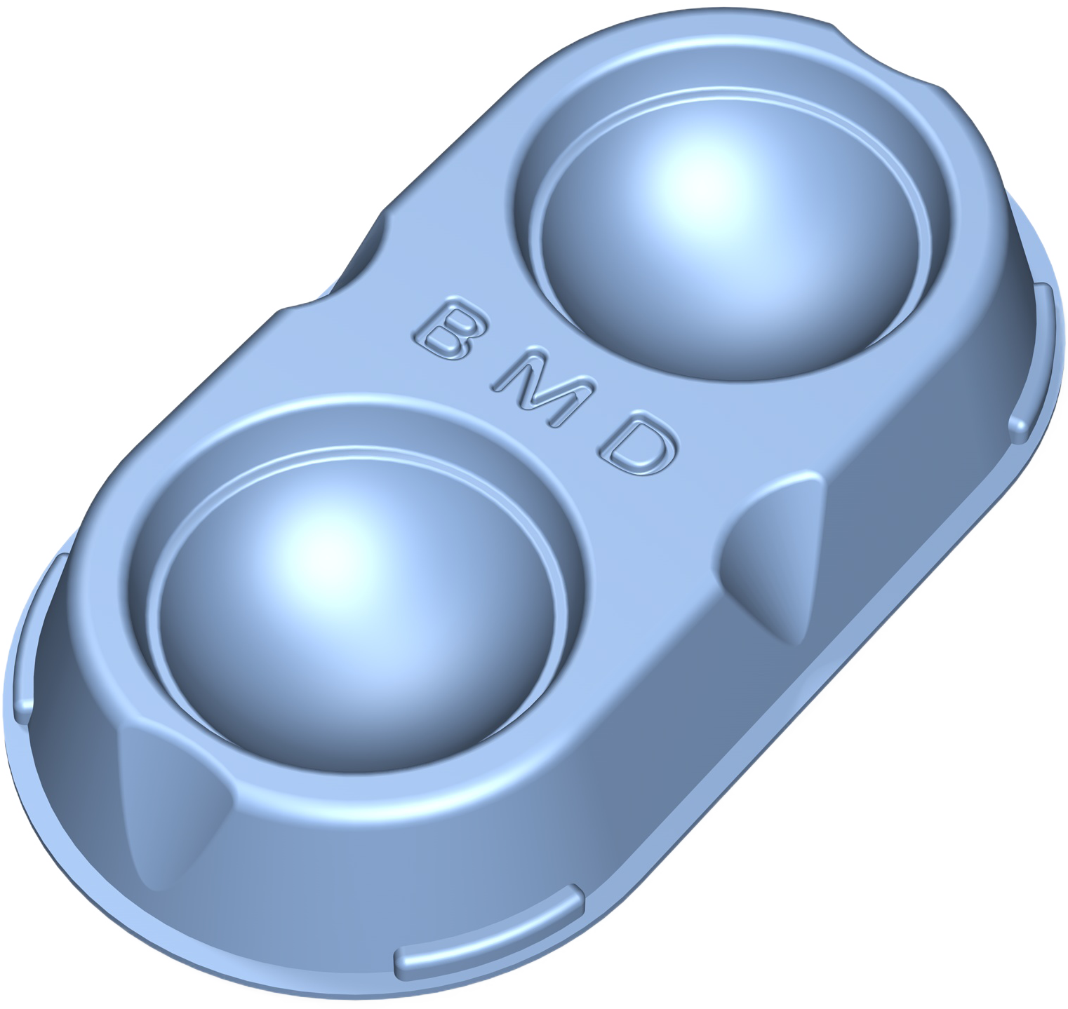 フルオールゼリー計量ブルーディッシュの写真