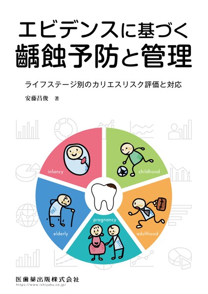 エビデンスに基づく齲蝕予防と管理 ライフステージ別のカリエスリスク評価と対応　安藤昌俊　著の写真
